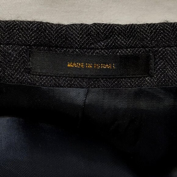Fenzia 100% Wool Sport Coat Blazer 42 Short S & K Famous Brands Made In Israel - Picture 9 of 9
